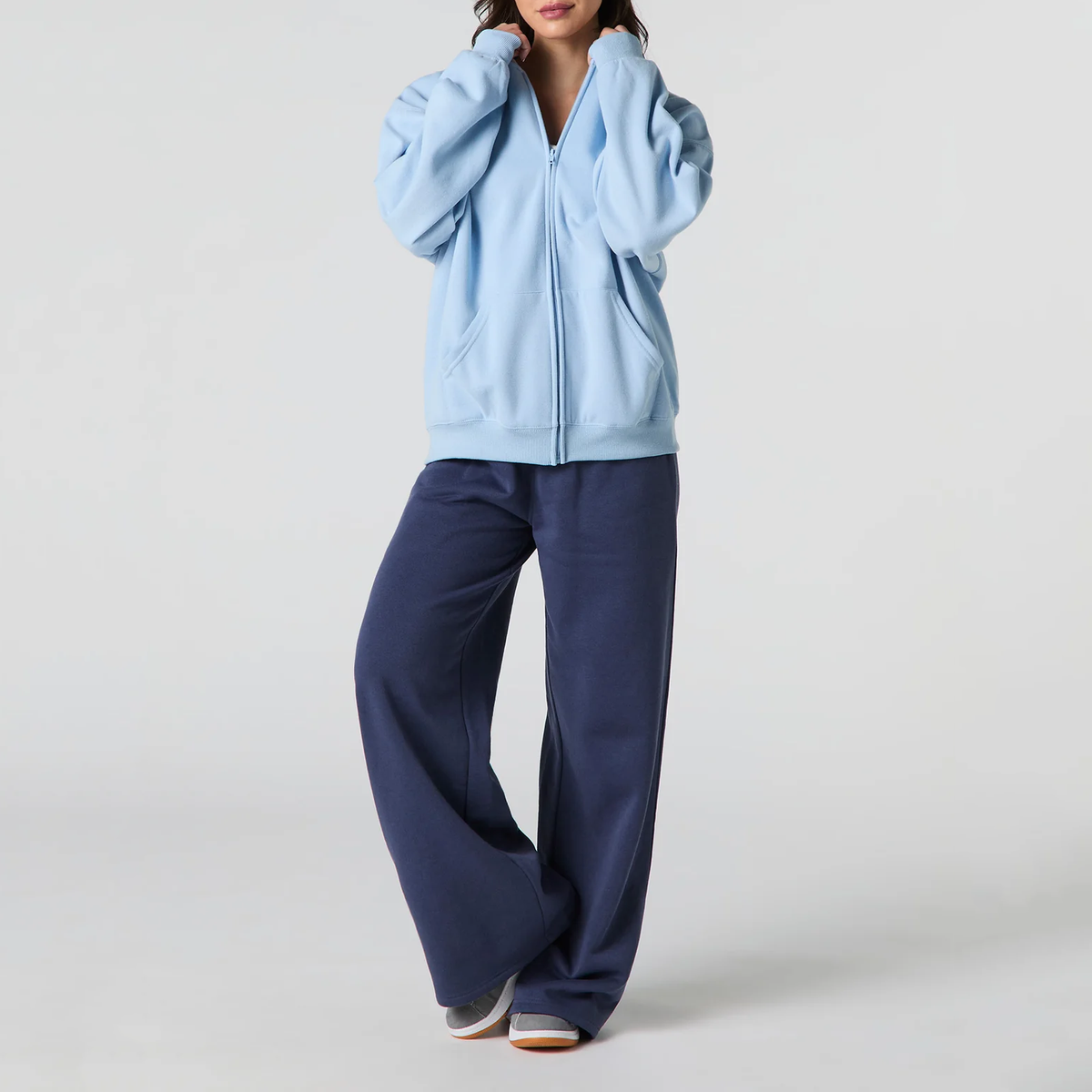 Oversized Full-Zip Hoodie