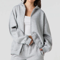 Oversized Full-Zip Hoodie