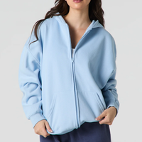 Oversized Full-Zip Hoodie