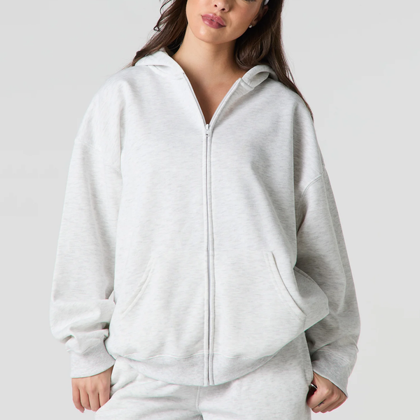Oversized Full-Zip Hoodie