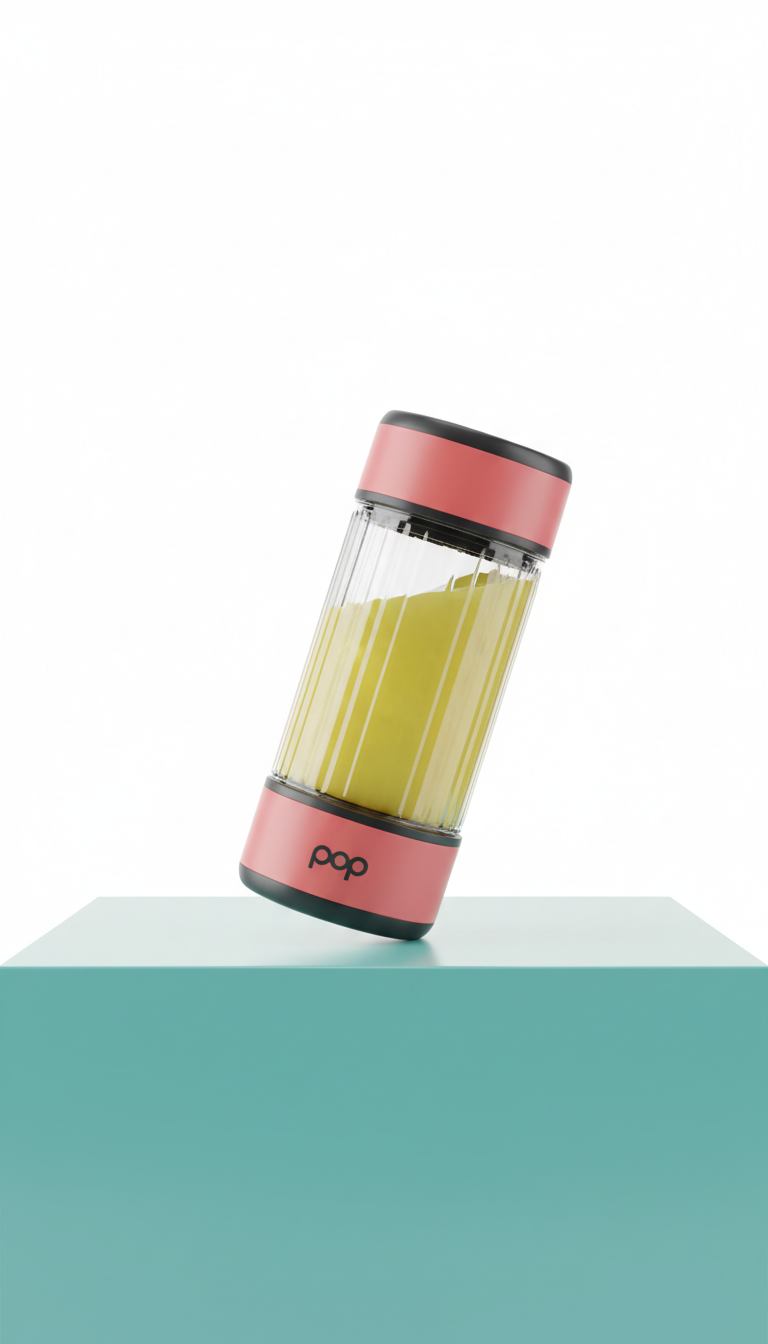 Lemon Portable Blender for On-the-Go Sips